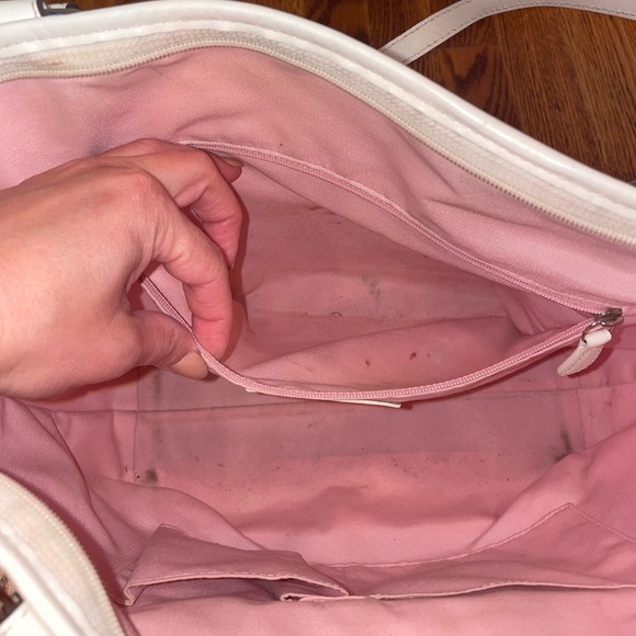 Pink Coach Monogram Shoulder Bag - Picture 11 of 13